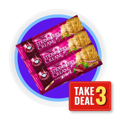 CASA MIA STRAWBERRY BISCUITS 3 FOR R20